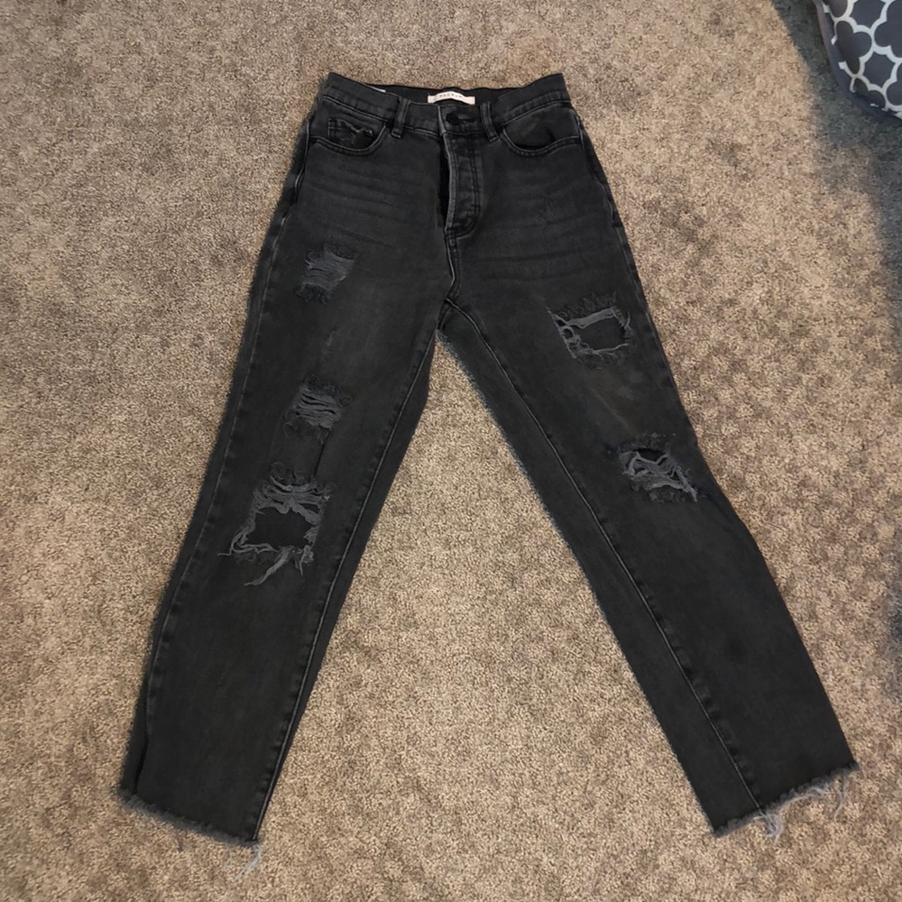 Black Straight Leg Jeans - Pacsun